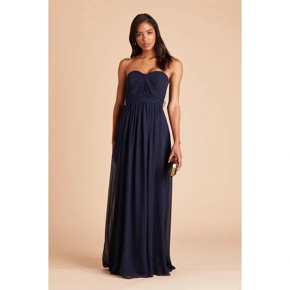 Birdie Gray Dresses | Birdy Gray | Navy Blue Bridesmaid Dress Convertible Size Medium | Color: Blue | Size: M | Michelle_Br28's Closet